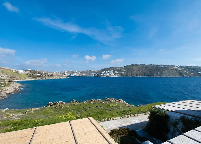 Mykonos Waterfront House Walk To Private Beach